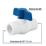Válvula de Esfera de PVC 1/2'para Cementar, Foset