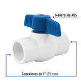 Válvula de Esfera de PVC 1' para Cementar, Foset