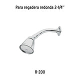 Regadera Redonda 2-3/4', Latón, sin Brazo, Cromo, Aero