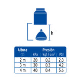 Regadera Redonda 3-1/4', ABS, sin Brazo, Cromo, Aero