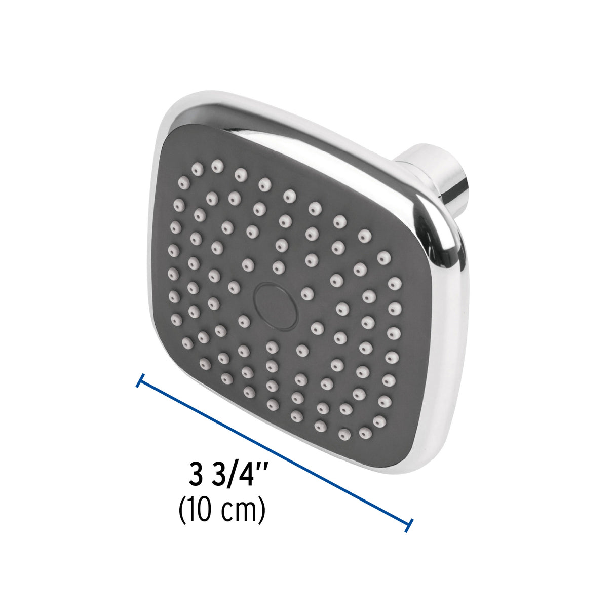 Regadera Cuadrada de ABS 3-3/4' sin Brazo, Foset Basic