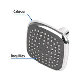 Regadera Cuadrada de ABS 3-3/4' sin Brazo, Foset Basic