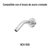 Regadera Redonda de ABS 4-1/4' sin Brazo, Foset Basic