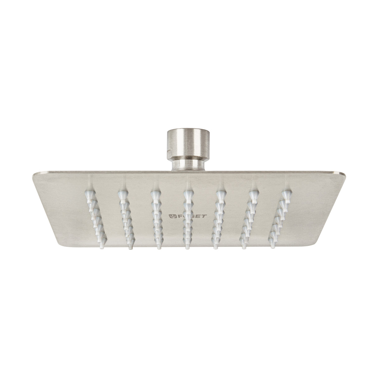 Regadera cuadrada 6', acero inox, sin brazo, satín, TÚBIG