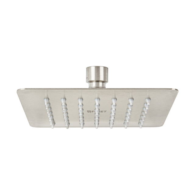 Regadera cuadrada 6', acero inox, sin brazo, satín, TÚBIG