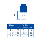 Regadera Redonda 2', Metálica, sin Brazo, Cromo, Aqua