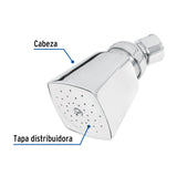 Regadera Redonda 2', Metálica, sin Brazo, Cromo, Aqua