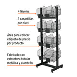 Rack Botadero, Metálico, 4 Niveles, Truper