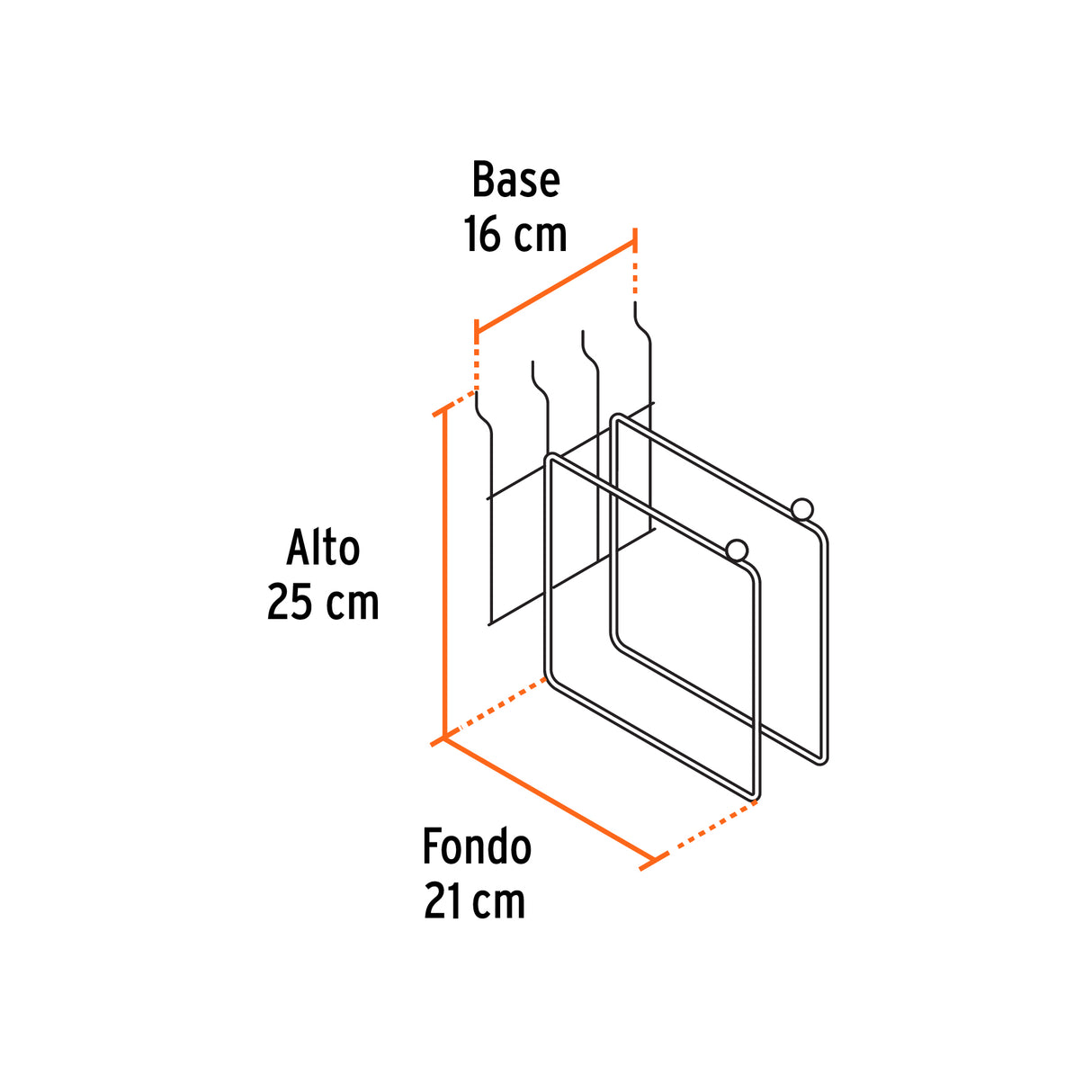 Rack para Hachas, Truper
