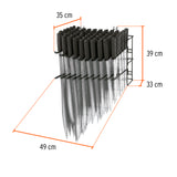 Rack para Machetes, Truper