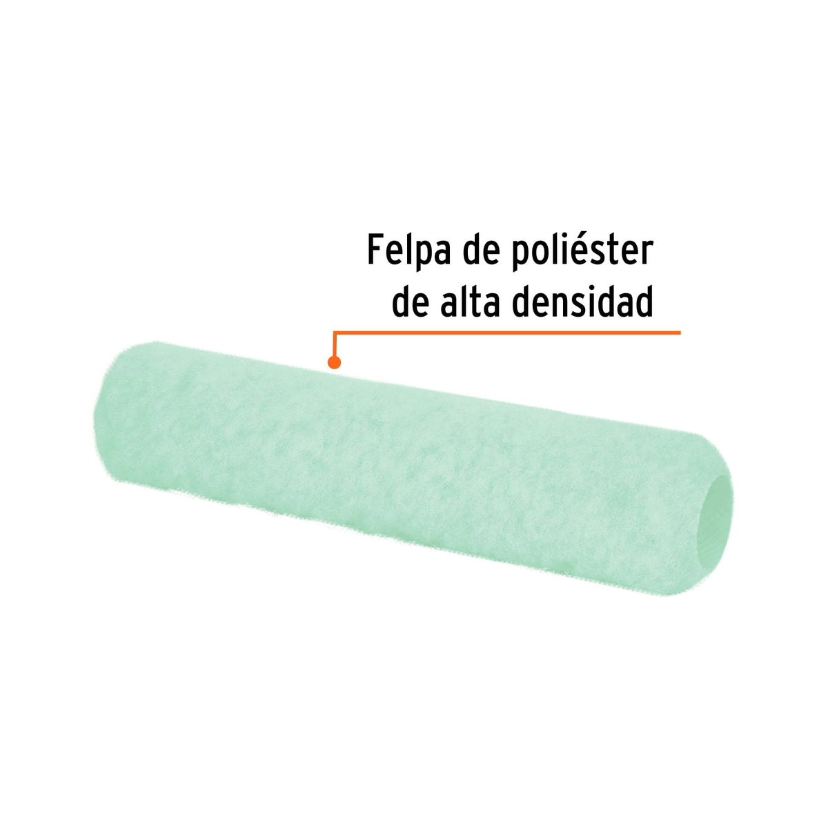Felpa para Rodillo 12'X5/8' Superficies Poco Rugosas, Truper