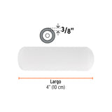 Bolsa C/2 Felpas para Mini Rodillo Esponja 4'X3/8', Truper