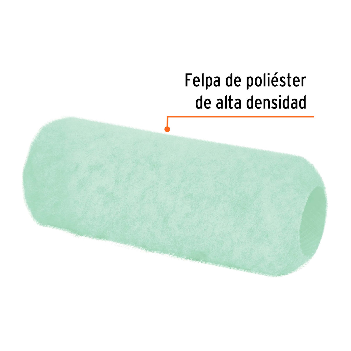 Felpa para Rodillo 7'X5/8' Superficies Poco Rugosas, Truper