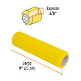 Felpa para Rodillo 9' X 3/8' de Esponja, Superficies Lisas