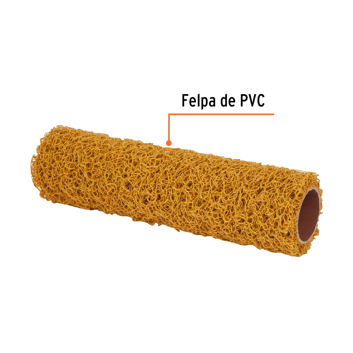 Felpa para Rodillo 9' X 7/16' de PVC, Acabados Texturizados