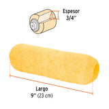 Felpa para Rodillo 9' X 3/4' Superficies Rugosas, Truper