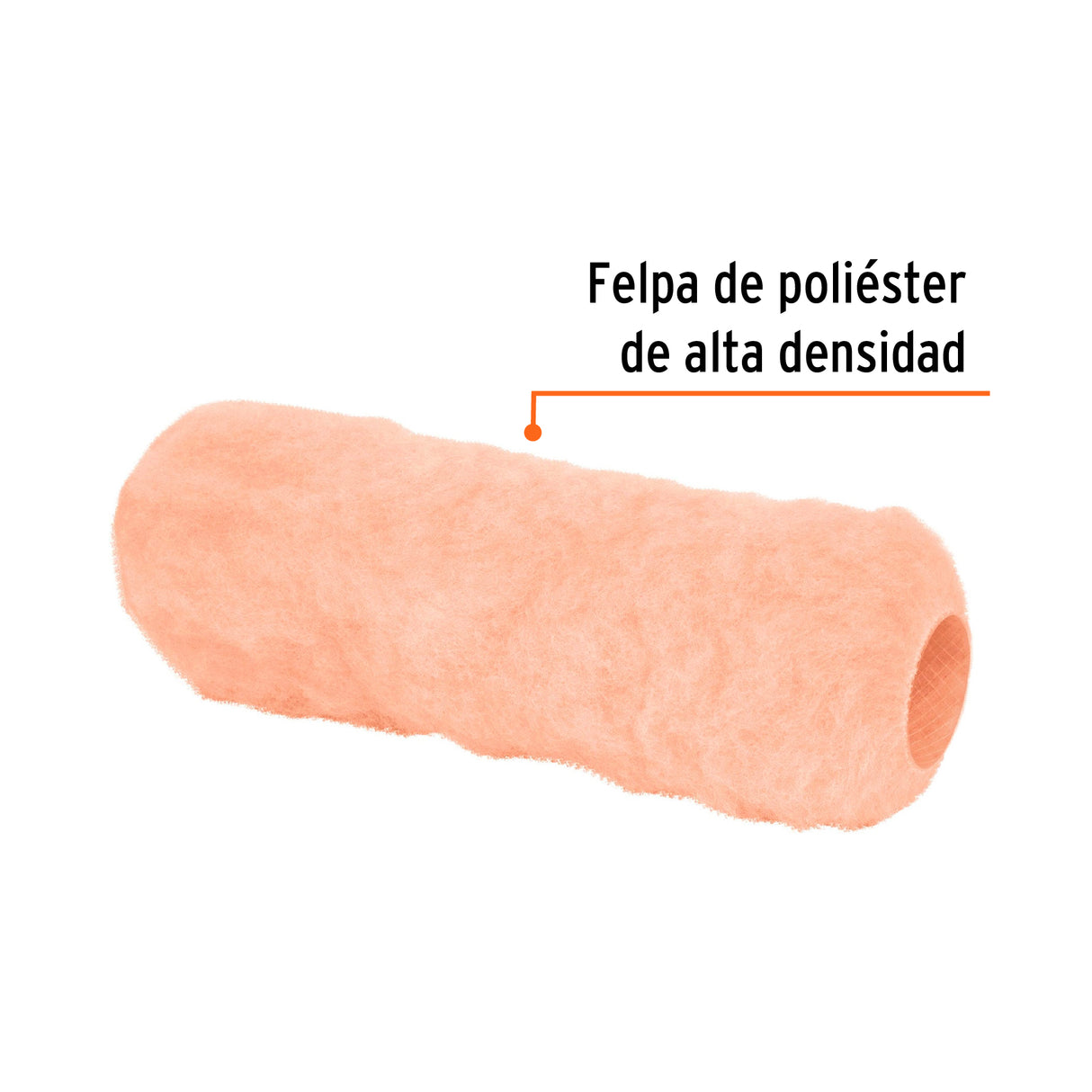 Felpa para Rodillo 9' X 1' Superficies Muy Rugosas, Truper