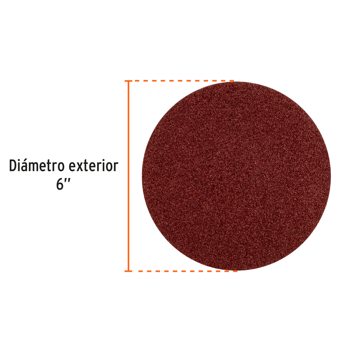 Paquete con 3 Discos de Lija 6' Grano 100, para PUL-4X6T