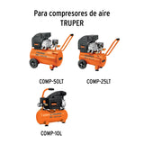 Manómetro para Compresores Grupo 2, Truper