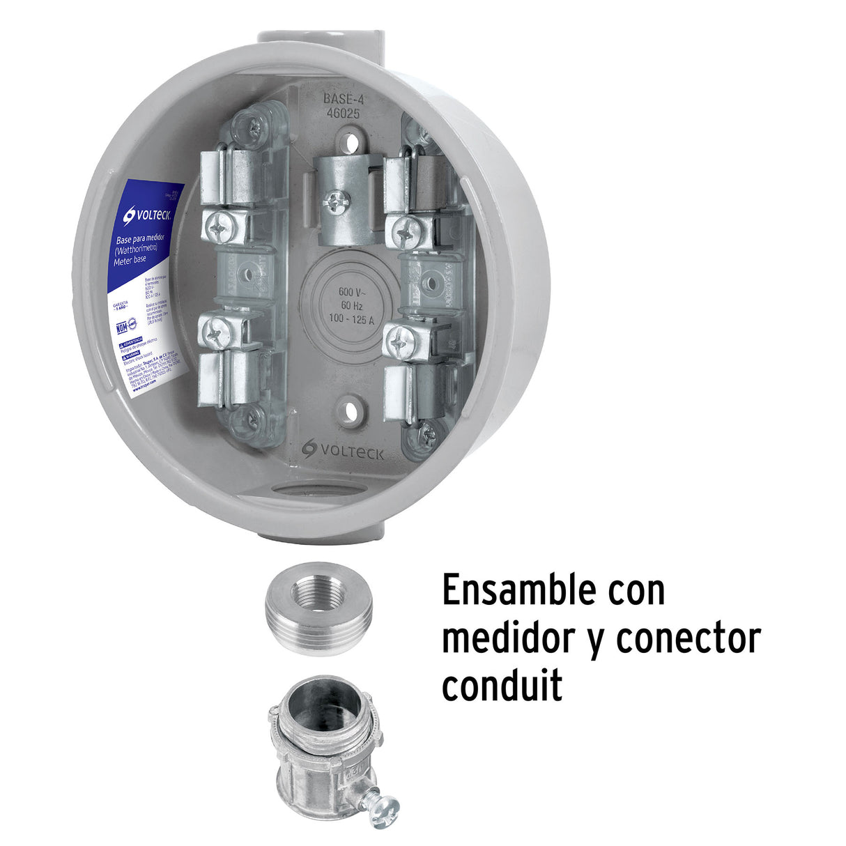 Reducción Bushing de 1-1/4' a 1/2', Volteck