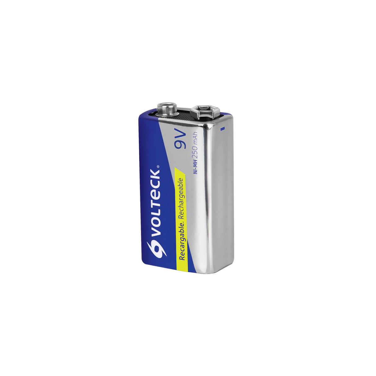 Blíster con 1 Pila Recargable 9 V Uso General, 250 Mah