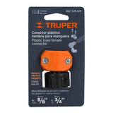 Conector 5/8'-3/4' Hembra de ABS para Manguera, Truper
