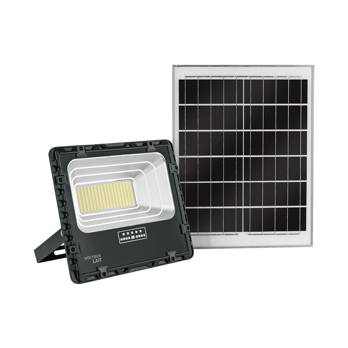 Reflector LED con Panel Solar 200 W 6500K, Volteck