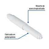 Tubo de Repuesto para Portarrollo, Plástico, Basic