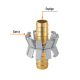 Reparador de Aluminio 1/2', Tipo Garra para Manguera