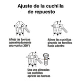 Cuchillas de Repuesto para Cortapernos 36', Pretul