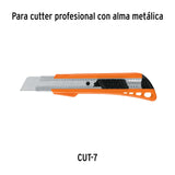 Estuche con 10 Cuchillas SK2 de 25 mm para Cutter, Expert