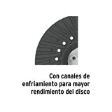 Respaldo para Discos de Lija 7', Eje 5/8, Truper