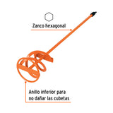 Revolvedor de Pintura, 100 mm de Diámetro, Truper