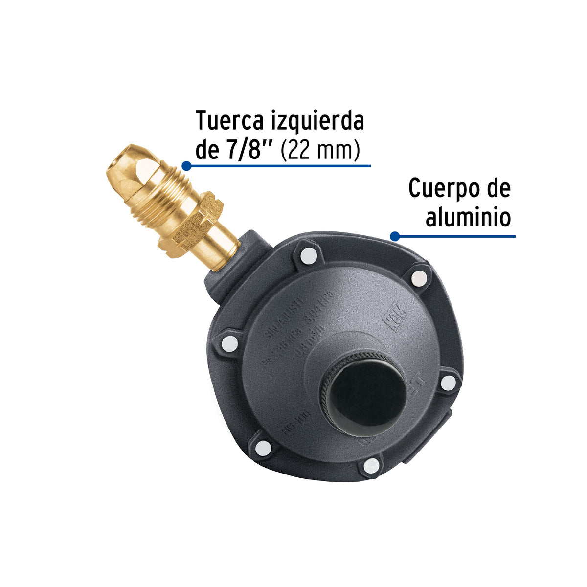 Regulador de Gas L.P. de 1 Vía, Foset