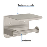 Portarrollo Satín con Soporte para Celular, Foset Riviera