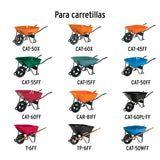 Llanta Completa Imponchable 16', Incluye Eje y Baleros