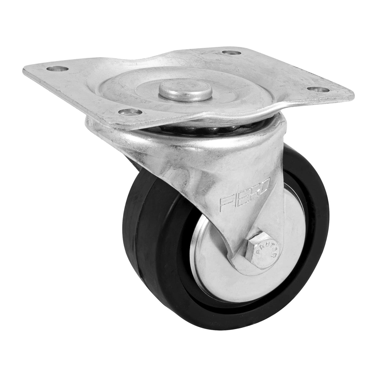 Rodaja Hule 4', Placa Giratoria C/Balero, Carga 100 kg, Fiero