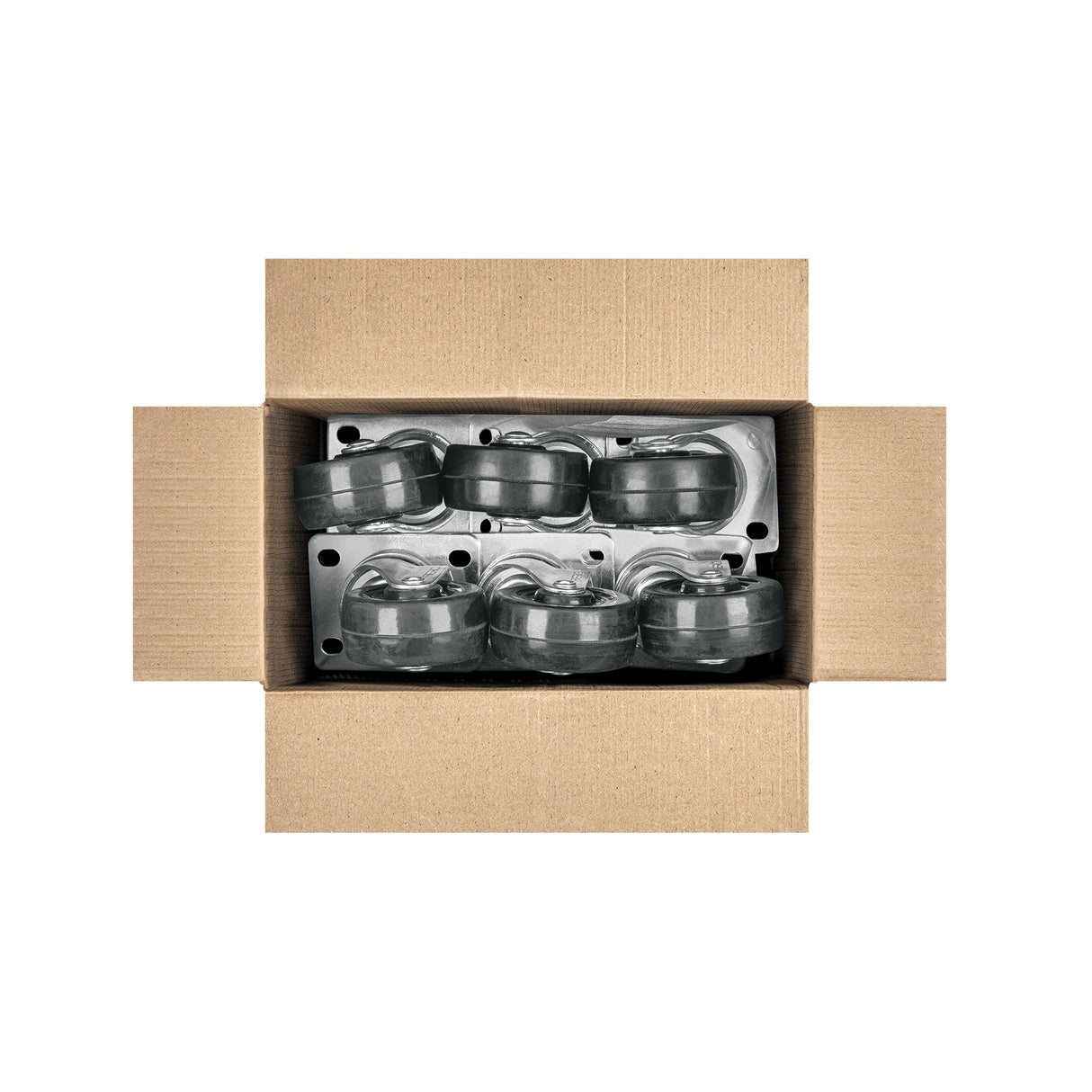 Rodaja Hule 2', Placa Giratoria C/Buje, Carga 25 kg, Fiero
