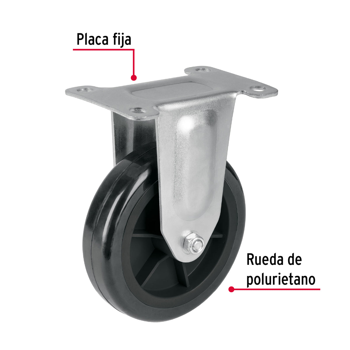 Rodaja de Repuesto 5' para DIA-300P, Placa Fija, Fiero