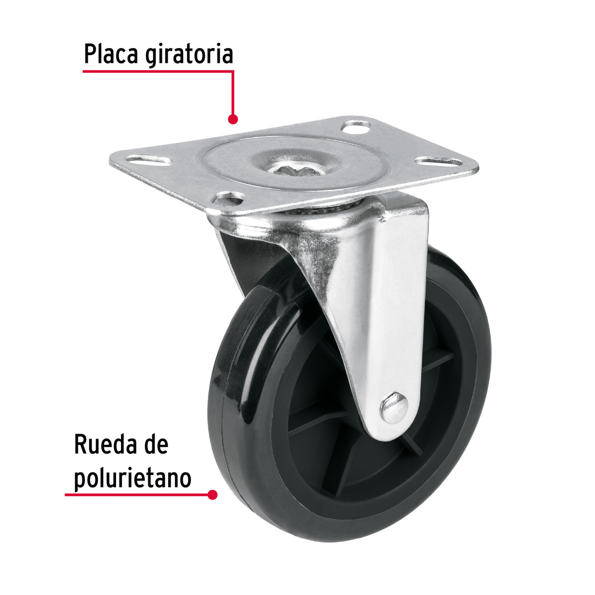 Rodaja de Repuesto 5' para DIA-300P, Placa Giratoria, Fiero