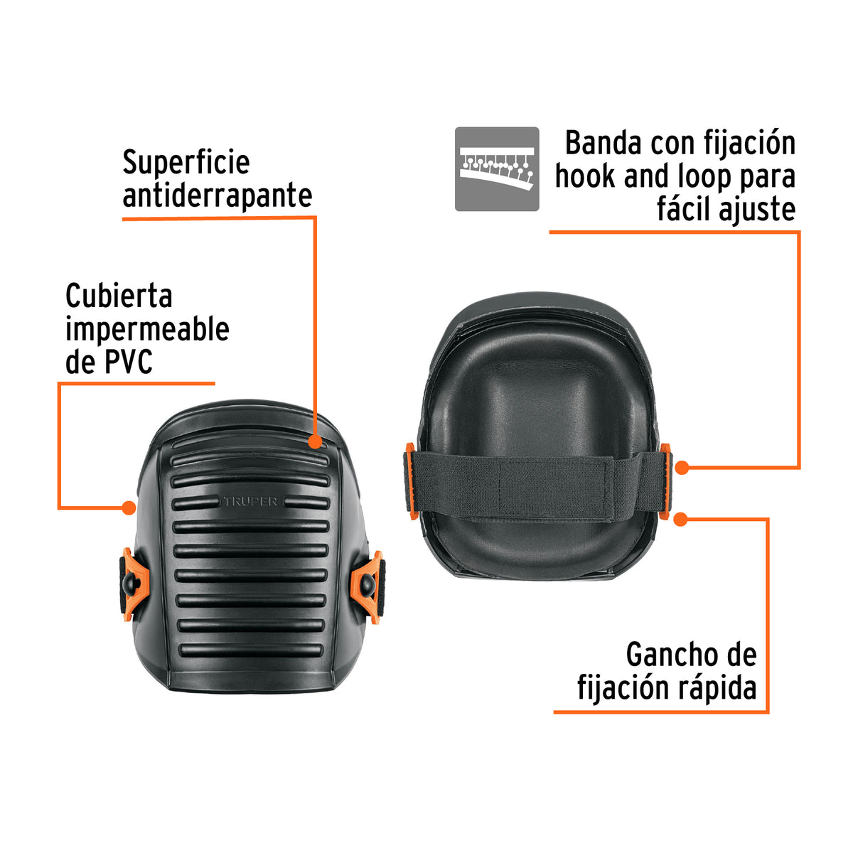 Rodilleras Impermeables, para Trabajos Húmedos, Truper