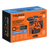 Rotomartillo SDS Plus 20 V, 2 J, 1 Batería 4 Ah, Truper Pro