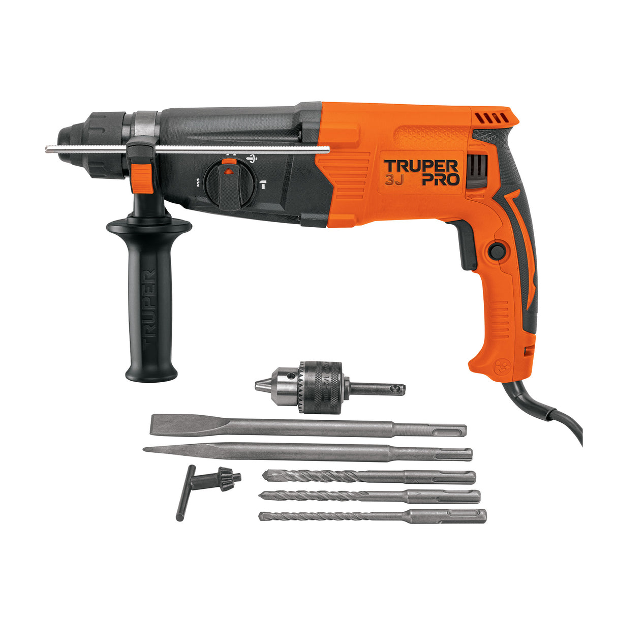 Rotomartillo SDS Plus 3.2 Joules, 800 W, Truper Pro