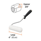 Mini Rodillo para Pintar 4' X 3/8' de Esponja, Truper