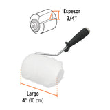 Mini Rodillo para Pintar 4' X 3/4' de Poliéster, Truper