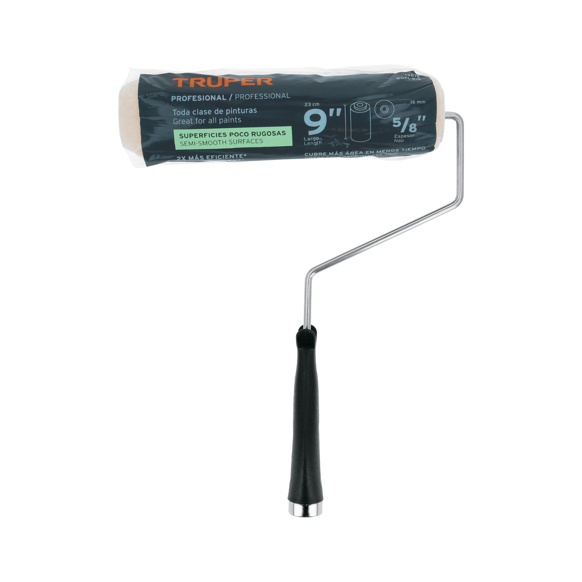 Rodillo para Pintar 9' X 5/8' Superficies Poco Rugosas