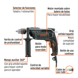 Rotomartillo 1/2', 700 W, Truper Industrial