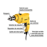 Rotomartillo 3/8', 550 W, Pretul