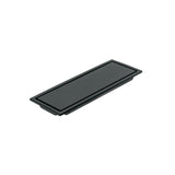 Resumidero Rectangular 30X11 cm Reversible, Negro, Foset Aqua