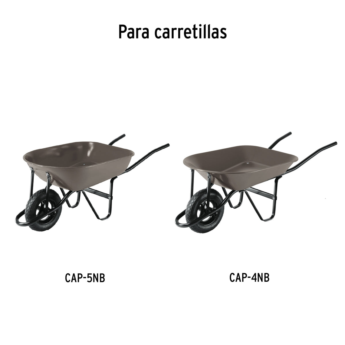 Puente 250 kg para Carretillas Concha Gris Pretul